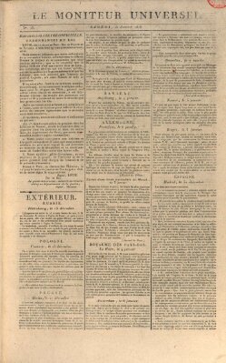 Le moniteur universel Samstag 13. Januar 1816