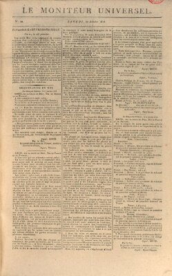 Le moniteur universel Samstag 20. Januar 1816