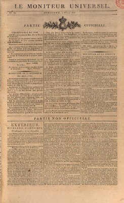 Le moniteur universel Sonntag 4. Februar 1816