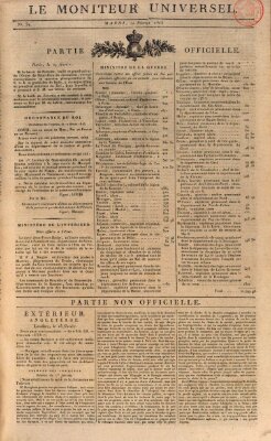 Le moniteur universel Dienstag 20. Februar 1816