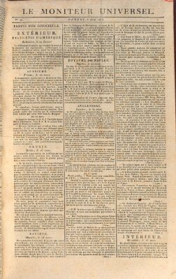 Le moniteur universel Samstag 6. April 1816