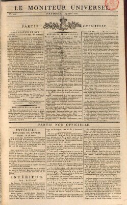 Le moniteur universel Freitag 19. April 1816