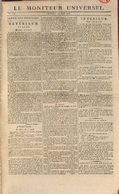 Le moniteur universel Donnerstag 25. April 1816