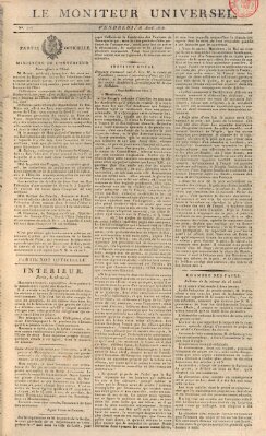 Le moniteur universel Freitag 26. April 1816