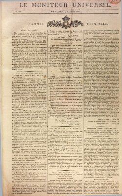 Le moniteur universel Mittwoch 3. Juli 1816