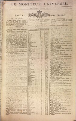 Le moniteur universel Samstag 7. September 1816