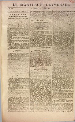 Le moniteur universel Samstag 14. September 1816