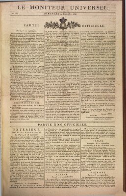 Le moniteur universel Sonntag 22. September 1816