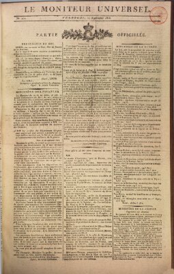 Le moniteur universel Freitag 27. September 1816