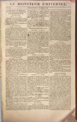 Le moniteur universel Mittwoch 16. Oktober 1816