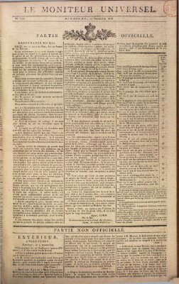 Le moniteur universel Sonntag 10. November 1816