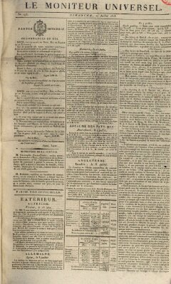 Le moniteur universel Sonntag 12. Juli 1818