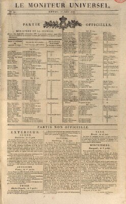 Le moniteur universel Montag 13. Juli 1818