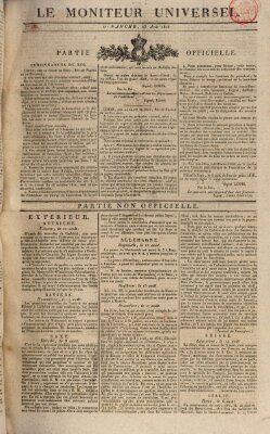 Le moniteur universel Sonntag 23. August 1818