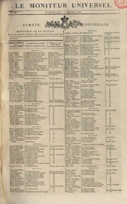 Le moniteur universel Sonntag 13. September 1818