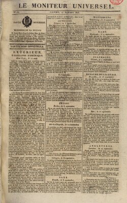 Le moniteur universel Donnerstag 17. September 1818