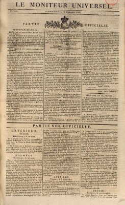 Le moniteur universel Freitag 18. September 1818