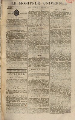 Le moniteur universel Mittwoch 23. September 1818