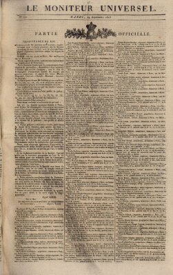 Le moniteur universel Dienstag 29. September 1818