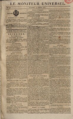 Le moniteur universel Dienstag 20. Oktober 1818