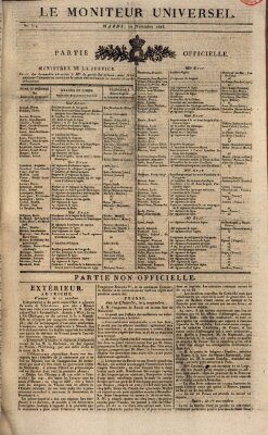 Le moniteur universel Dienstag 10. November 1818