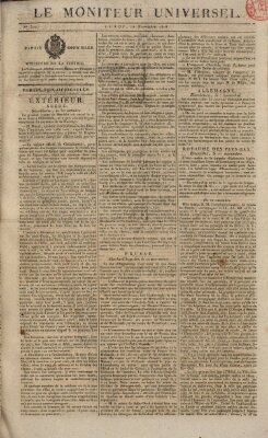 Le moniteur universel Montag 16. November 1818