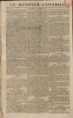 Le moniteur universel Montag 21. Dezember 1818