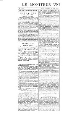 Le moniteur universel Freitag 20. August 1819