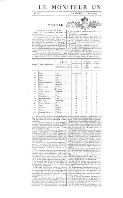 Le moniteur universel Samstag 21. August 1819