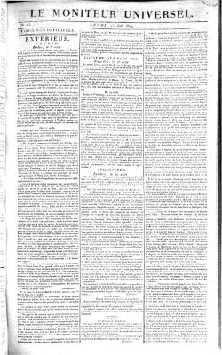 Le moniteur universel Montag 23. August 1819