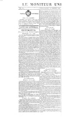 Le moniteur universel Freitag 10. September 1819