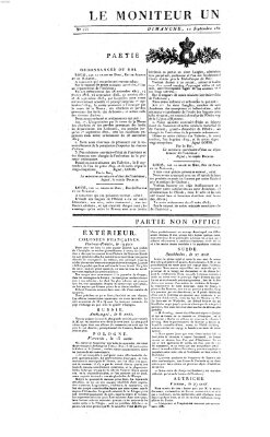 Le moniteur universel Sonntag 12. September 1819