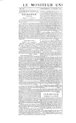 Le moniteur universel Mittwoch 15. September 1819