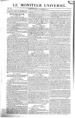 Le moniteur universel Sonntag 26. September 1819