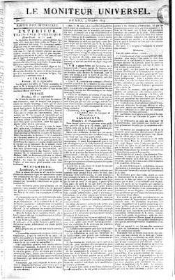 Le moniteur universel Montag 4. Oktober 1819