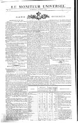 Le moniteur universel Samstag 9. Oktober 1819