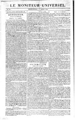 Le moniteur universel Mittwoch 13. Oktober 1819