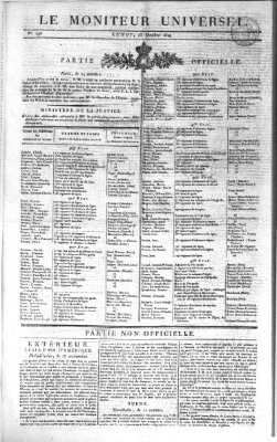 Le moniteur universel Montag 25. Oktober 1819