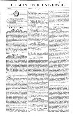 Le moniteur universel Mittwoch 27. Oktober 1819