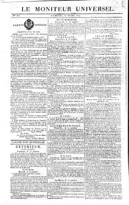 Le moniteur universel Samstag 30. Oktober 1819