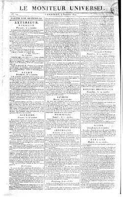 Le moniteur universel Freitag 5. November 1819