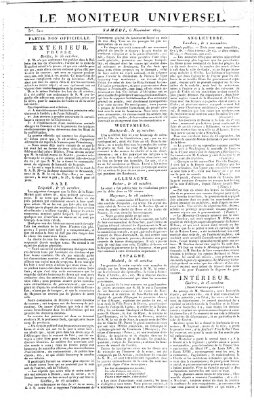 Le moniteur universel Samstag 6. November 1819