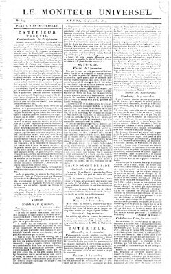 Le moniteur universel Montag 15. November 1819