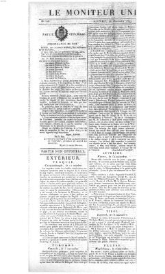 Le moniteur universel Montag 22. November 1819