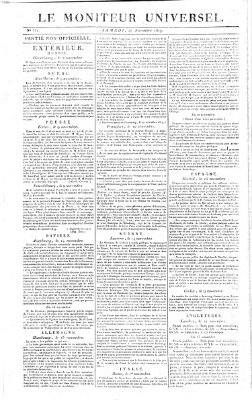 Le moniteur universel Samstag 27. November 1819