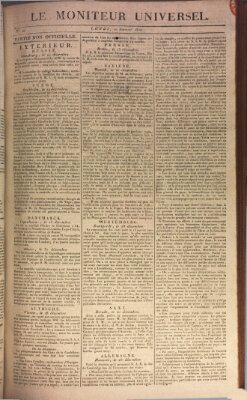 Le moniteur universel Montag 10. Januar 1820