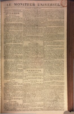 Le moniteur universel Dienstag 25. Januar 1820