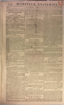 Le moniteur universel Sonntag 13. Februar 1820