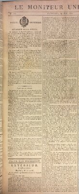 Le moniteur universel Samstag 29. April 1820