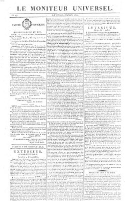 Le moniteur universel Samstag 8. Juli 1820